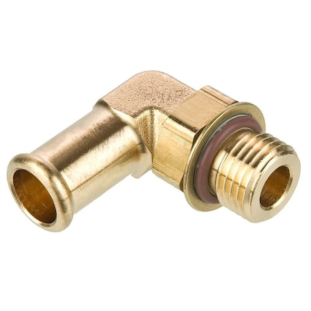 Parker Brass Adapter, 45 Deg Elbow, Male Pipe to Male 45 Deg Flare 159F-8-MI16